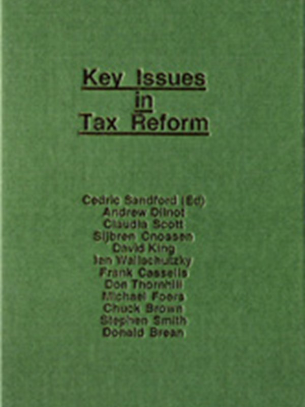 Key Issues in Tax Reform